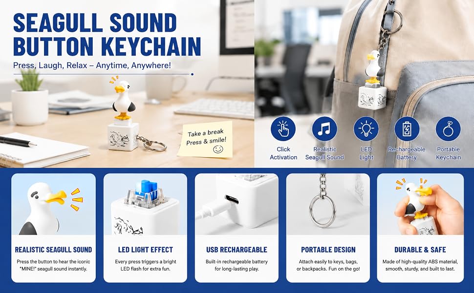 seagull keychain