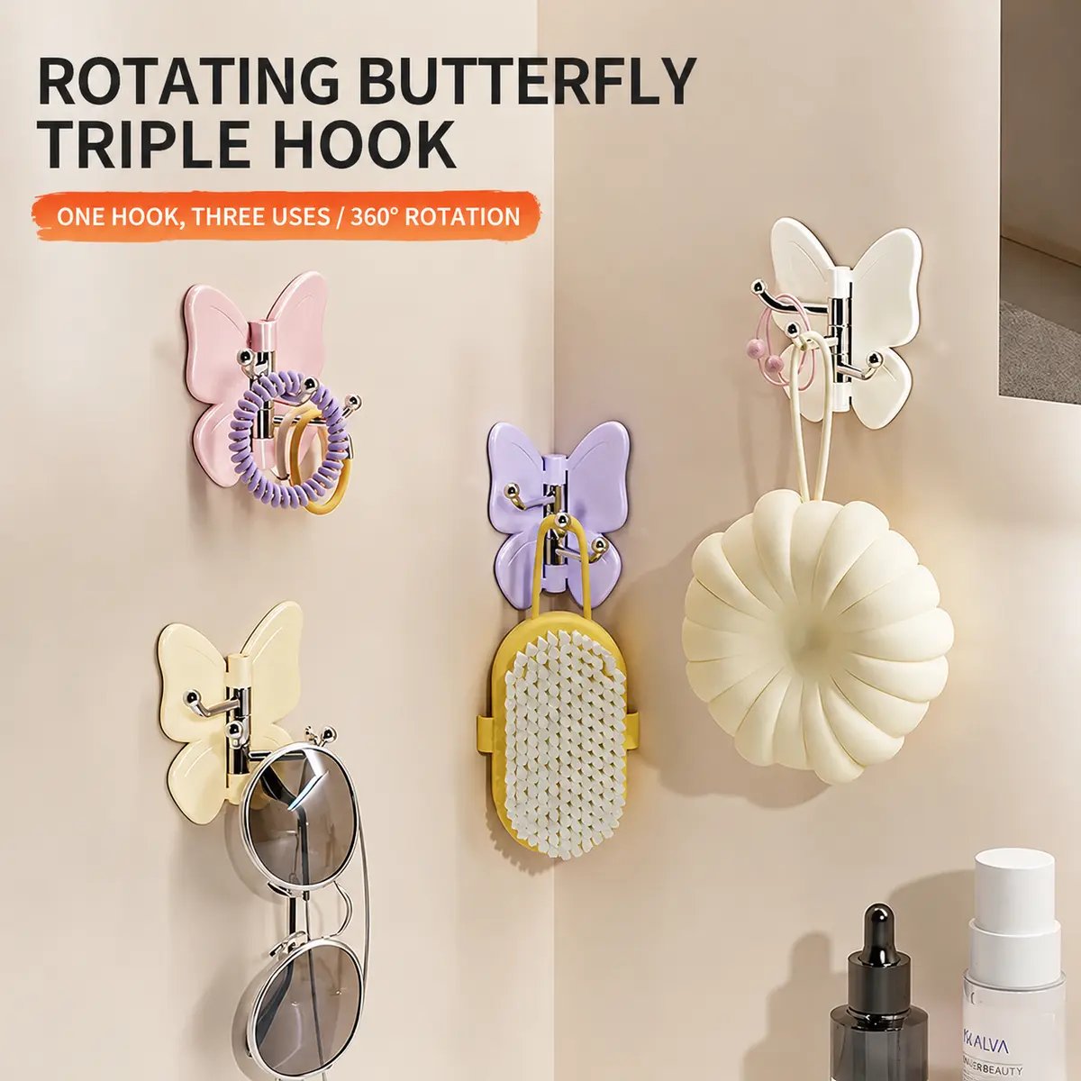 🔥Last Day Sale 49% OFF🎁 No Drilling Swivel Butterfly Hook