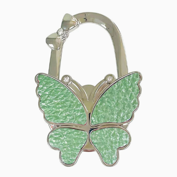 🔥Hot Sale 49% OFF🎁 Butterfly Foldable Handbag Hook – Stylish, Portable & Non-Slip Bag Hanger