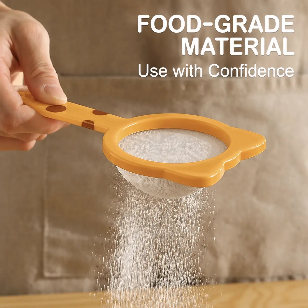 🔥Last Day Sale - 49% OFF🎁Fine Mesh Strainer for Coffee, Tea & Flour