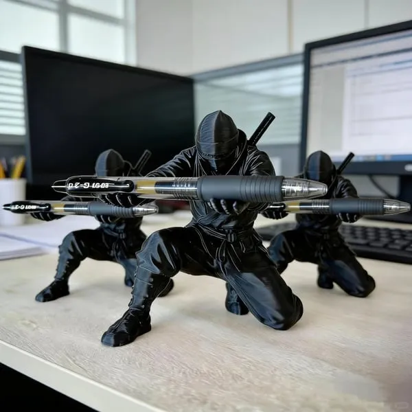 🔥Last Day Sale 49% OFF🎁⚔️3D Printed Samurai Pen Holder Desk Organizer