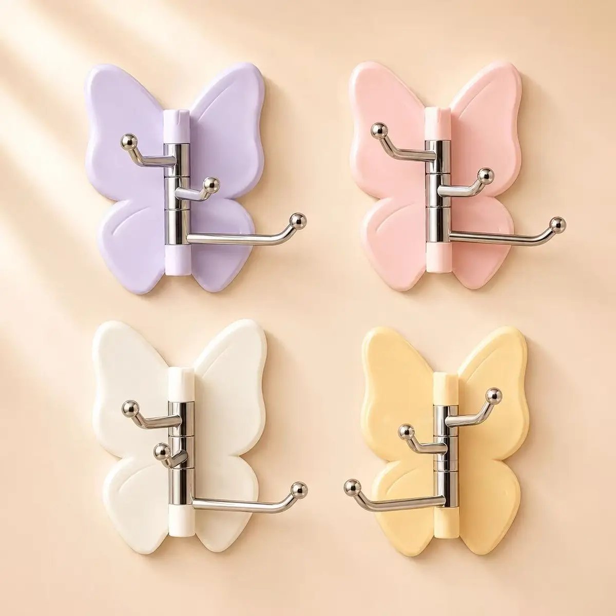 🔥Last Day Sale 49% OFF🎁 No Drilling Swivel Butterfly Hook