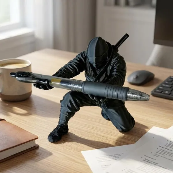 🔥Last Day Sale 49% OFF🎁⚔️3D Printed Samurai Pen Holder Desk Organizer