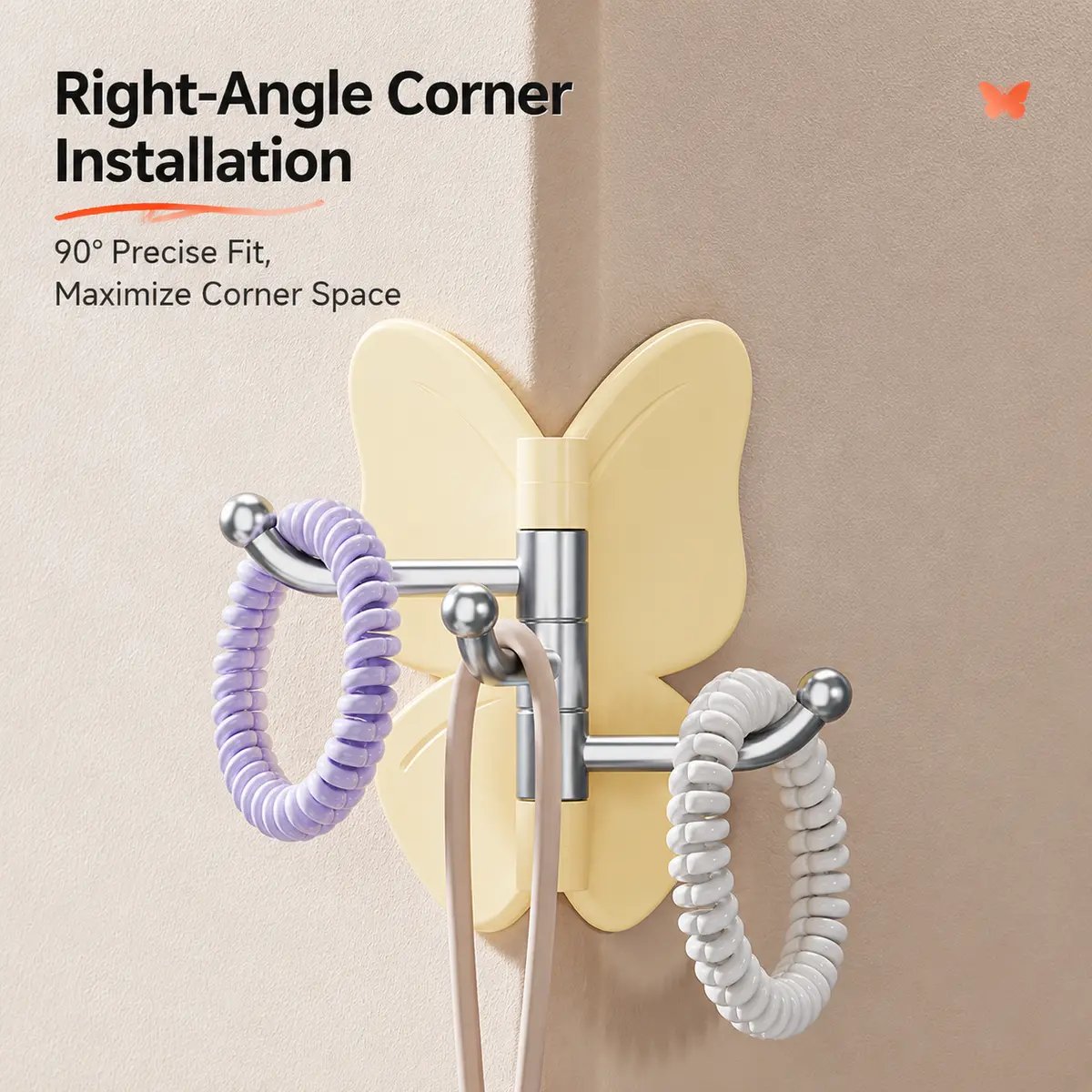 🔥Last Day Sale 49% OFF🎁 No Drilling Swivel Butterfly Hook