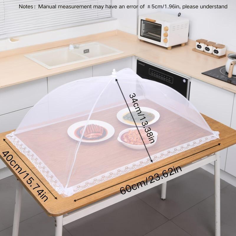 🧺Foldable Mesh Food Cover — Keep Bugs Out & Freshness In🌿✨