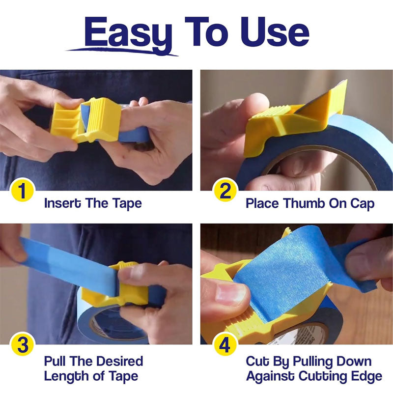 🔥Last Day Sale 49% OFF🎁 Foam Tape Cap Dispenser for Painters, Crafters, and Masking Tape Cutting