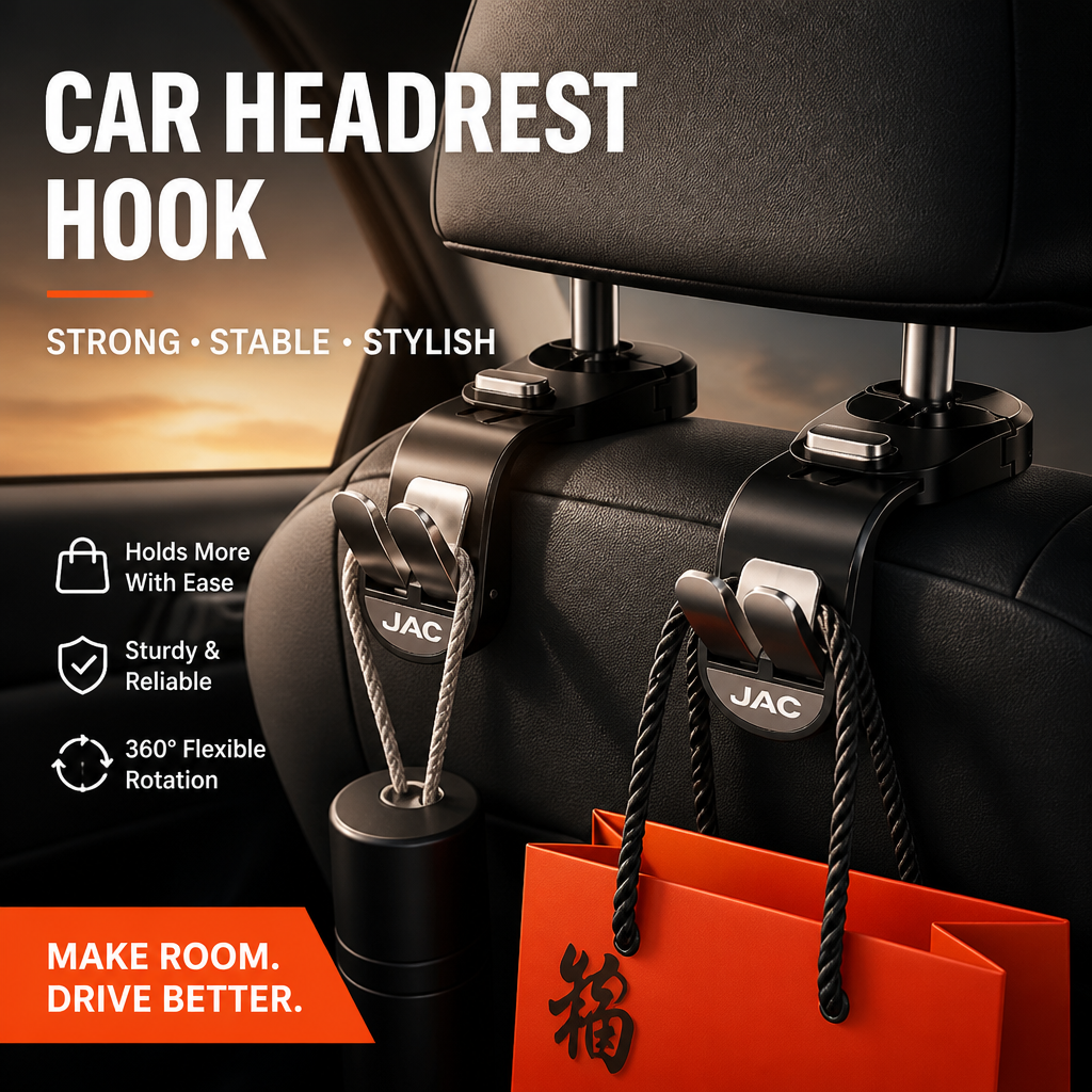 🔥Last Day Sale - 49% OFF🎁 New Retractable Car Seat Back Hook - Buy 4 Free Shipping