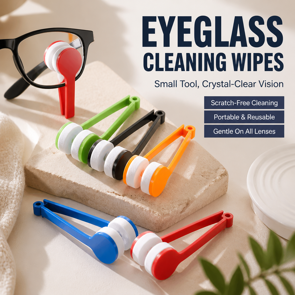 🔥Last Day Sale - 49% OFF🎁 Portable Clip-On Glasses Cleaner