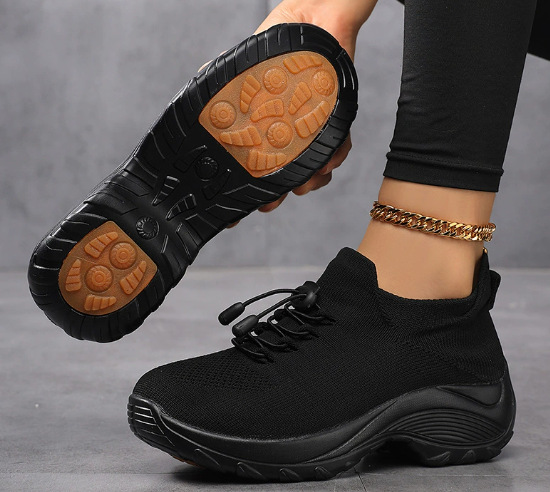 Orthopedic Sneakers Women Casual Mesh Shoes talons compensés à plateforme