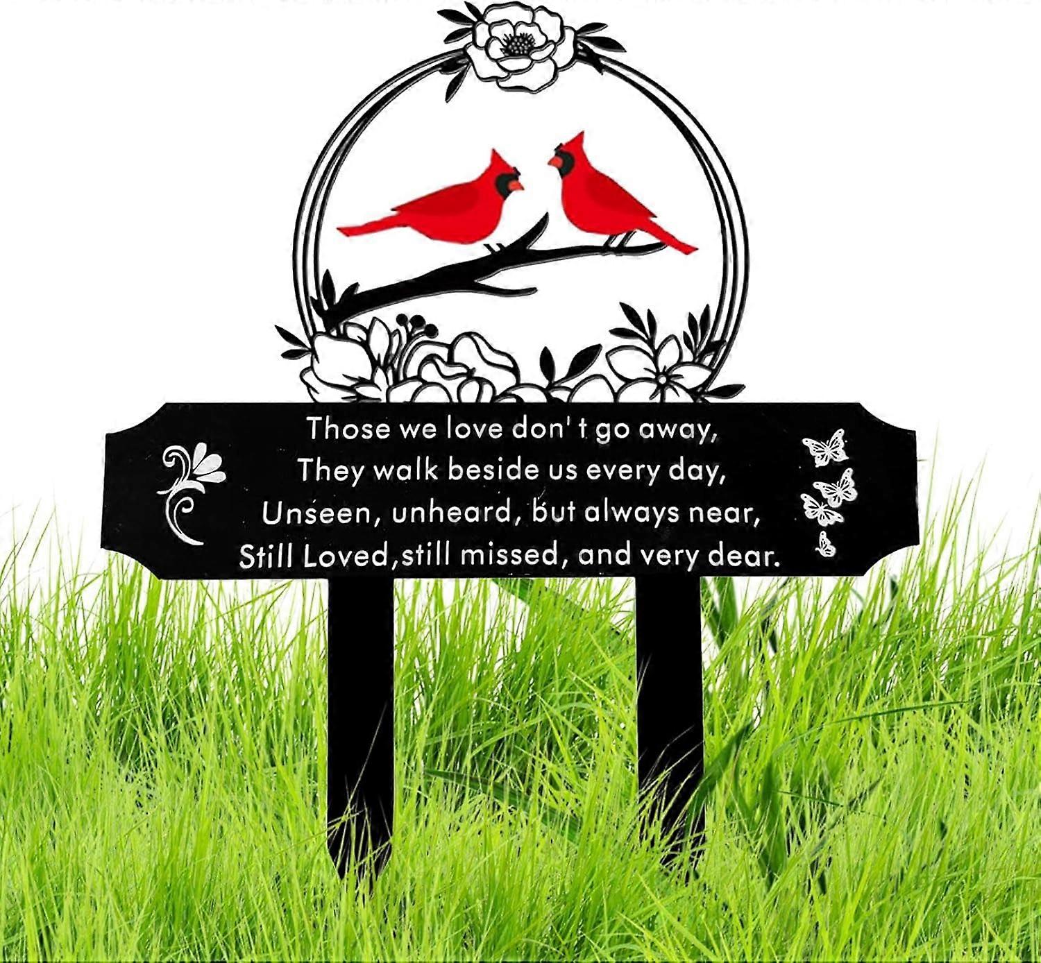 ❤Metal Memorial Marker - Large Butterfly, Cemetery Decoration, Multi-Purpose✝️