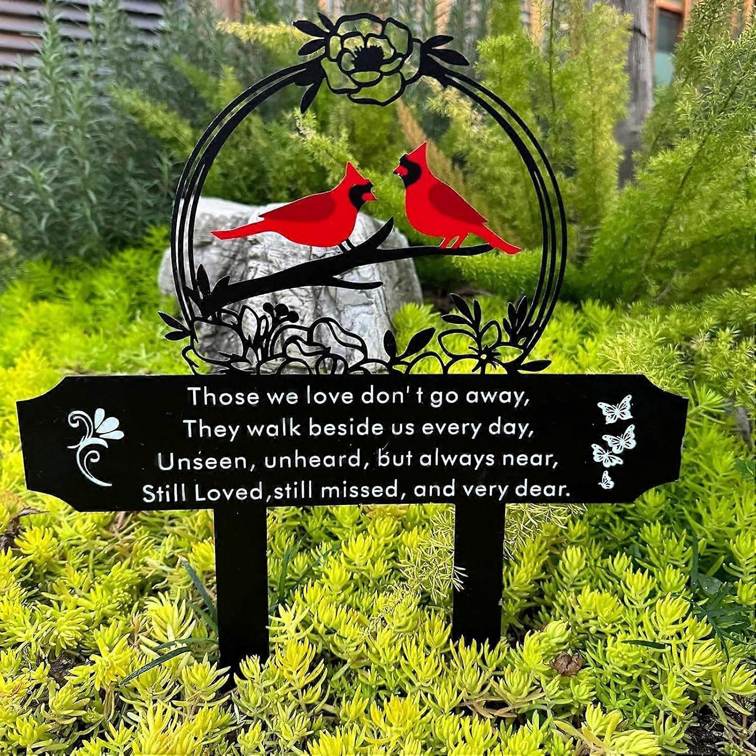 ❤Metal Memorial Marker - Large Butterfly, Cemetery Decoration, Multi-Purpose✝️