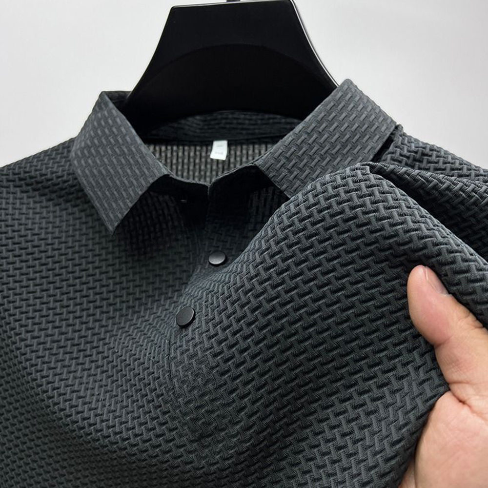 Neues Herren-Poloshirt mit kurzen Ärmeln