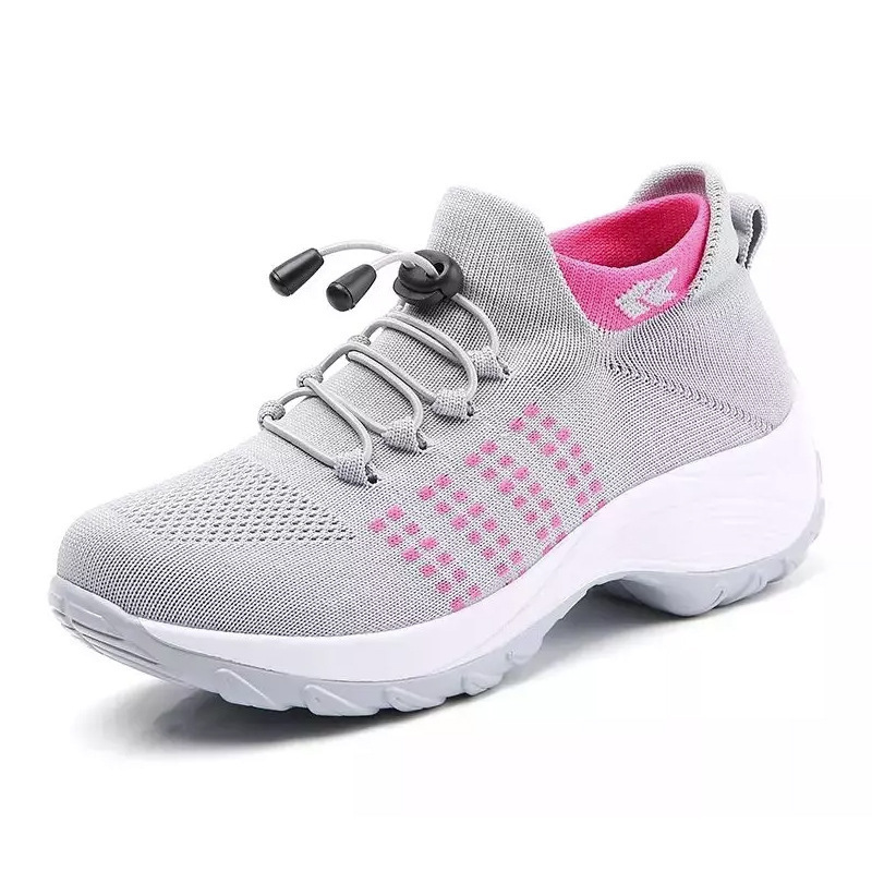 Orthopedic Sneakers Women Casual Mesh Shoes talons compensés à plateforme