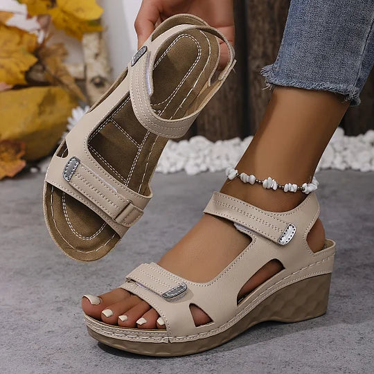 🎁2026 Nieuw binnen 70% KORTING💥 – Modieuze zomersandalen voor dames met sleehak en orthopedische sandalen