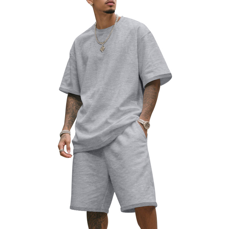 🎁2026 Nieuw binnen 70% KORTING💥Heren Losse Sportset (T-shirt + Short) | Oversized Fit | Trekkoord Taille | 8 Kleuren