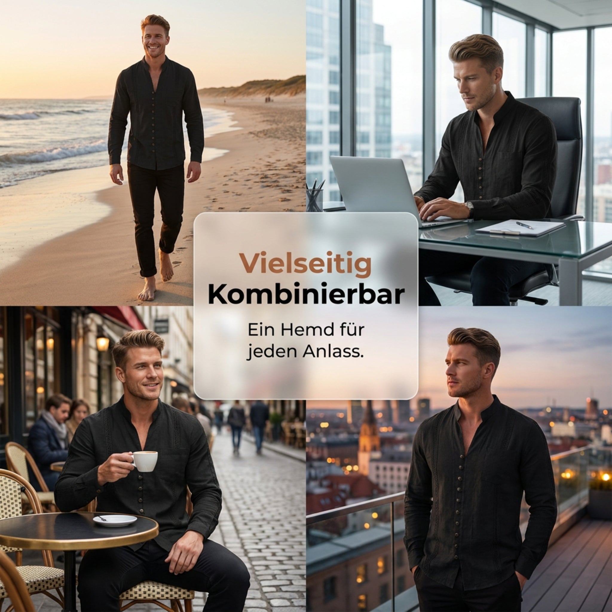 👕 70% KORTING! 🌊 Zomerse strandhemd met knoopsluiting voor heren – Ademend, licht en met een relaxte pasvorm – perfect voor zonnige dagen, een picknick of een ontspannen vakantie 🏖️