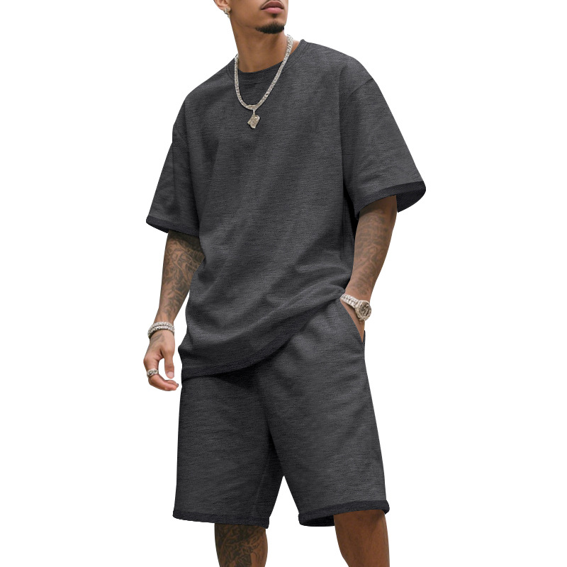 🎁2026 Nieuw binnen 70% KORTING💥Heren Losse Sportset (T-shirt + Short) | Oversized Fit | Trekkoord Taille | 8 Kleuren