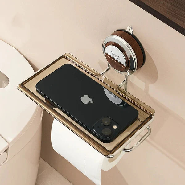 No Drilling Suction Stainless Steel Toilet Paper Holder🧻