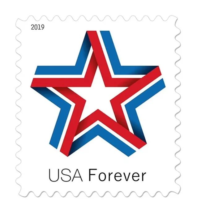 2019 USPS Star Ribbon Forever Stamps