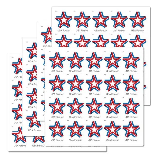 2019 USPS Star Ribbon Forever Stamps