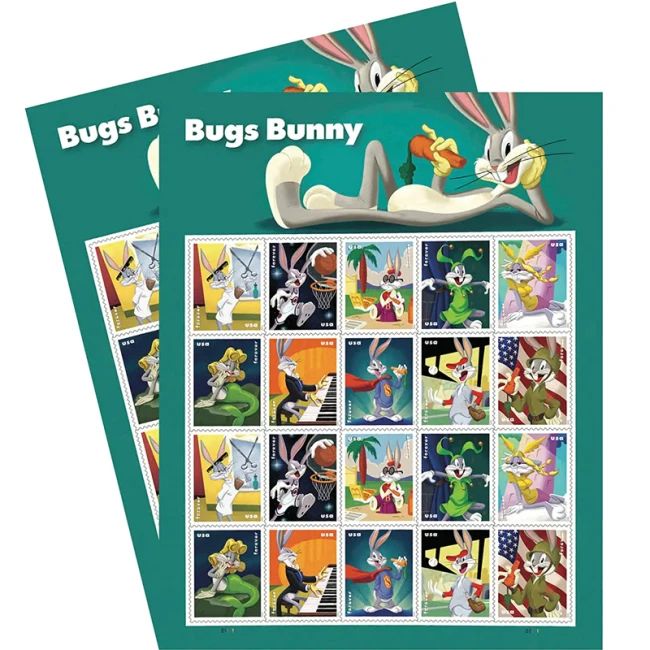 2020 USPS Bugs Bunny Forever Postage Stamps