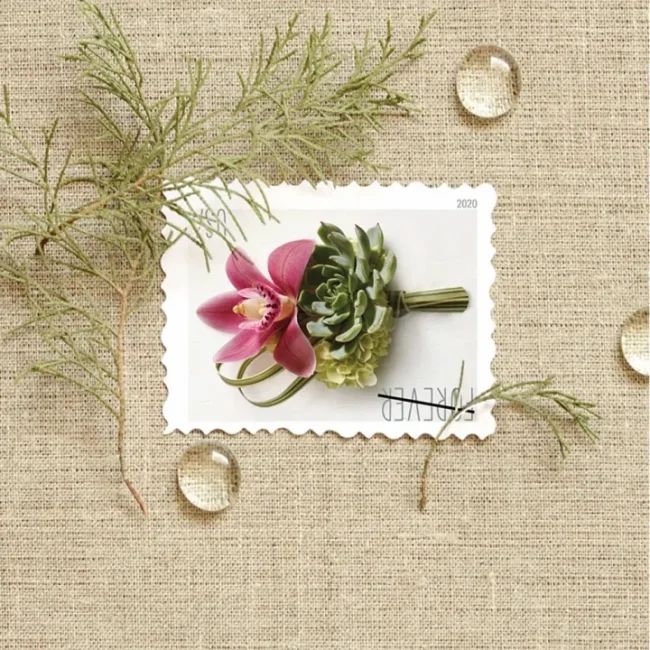 2020 USPS Contemporary Boutonniere Forever Postage Stamps