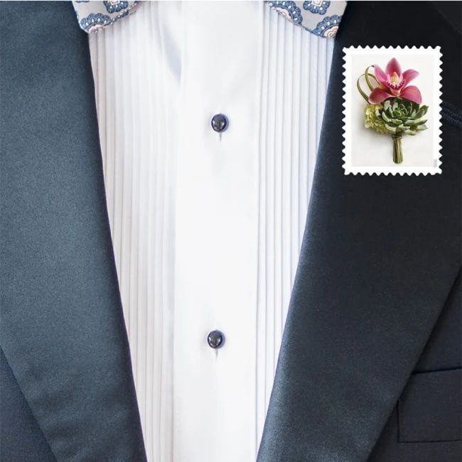 2020 USPS Contemporary Boutonniere Forever Postage Stamps