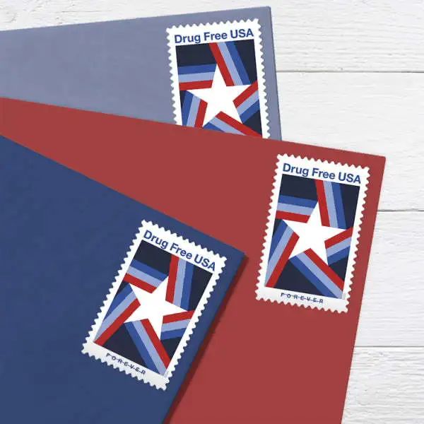 2020 USPS Drug Free USA First-Class Forever Stamps
