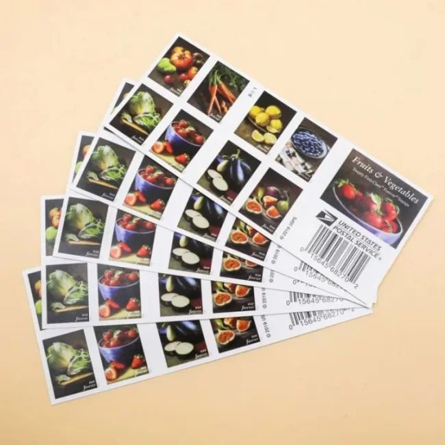 2020 USPS Fruits & Vegetables Forever Stamps