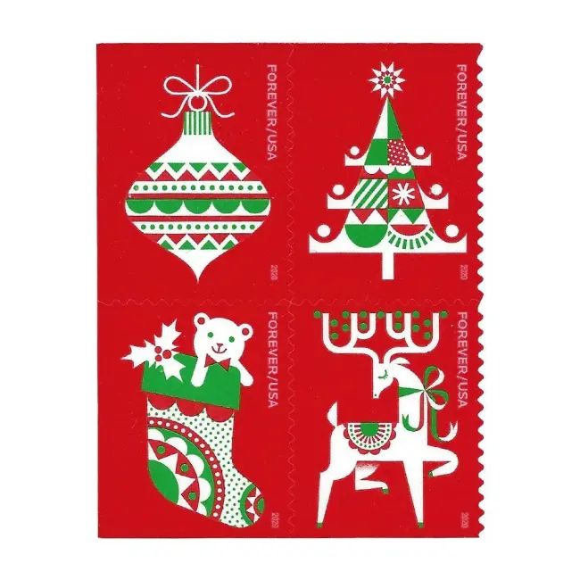 2020 USPS Holiday Delights Forever Stamps