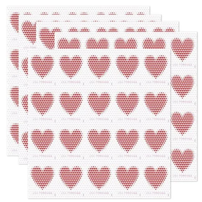 2020 USPS Made Of Hearts Forever Stamps