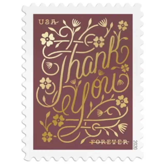 2020 USPS Thank You Forever Postage Stamps