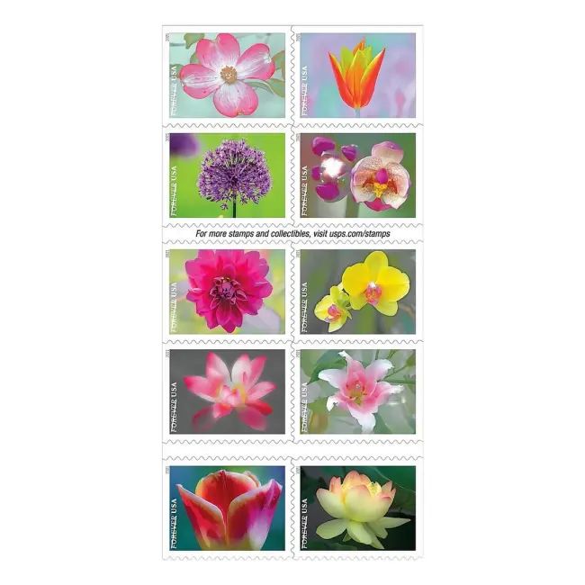 2021  USPS Garden Beauty Forever Postage Stamps