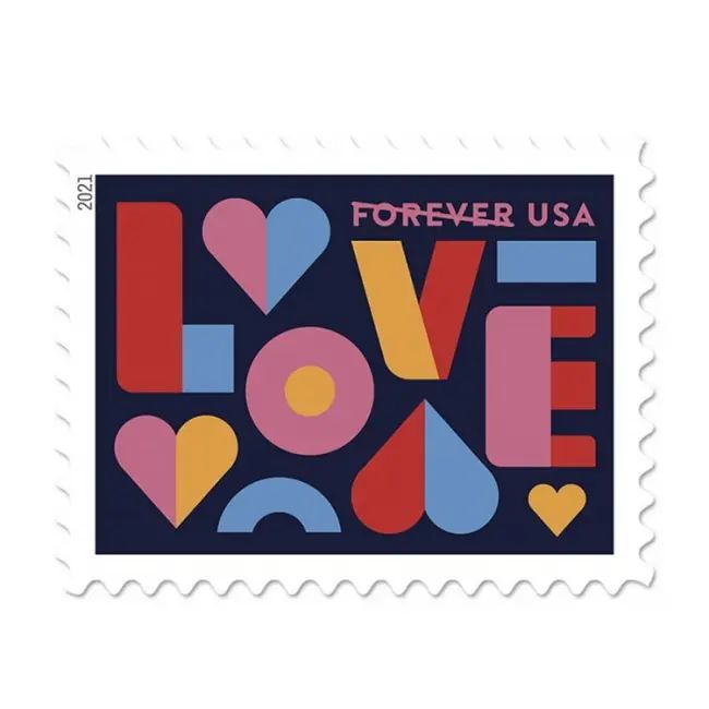 2021  USPS Love Forever Stamps