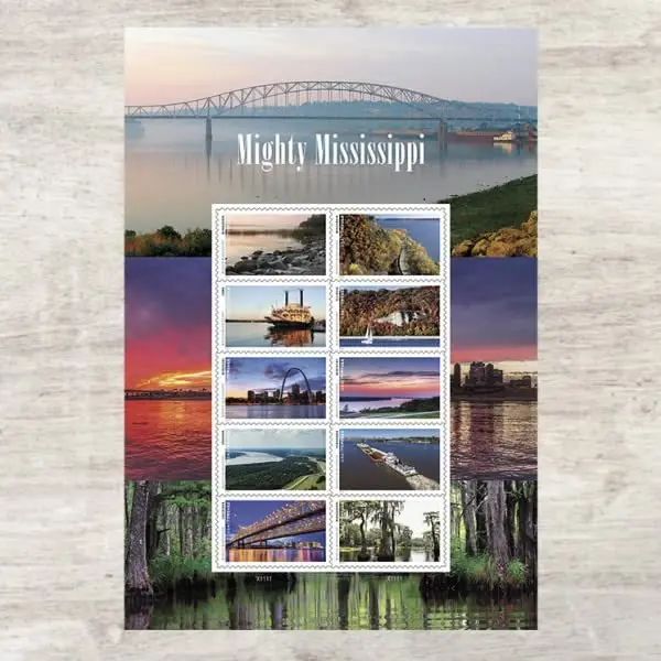 2022 Mighty Mississippi Forever Stamps