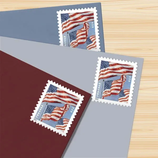 2022 US  Flags  Forever Stamps  Freedom Rolls