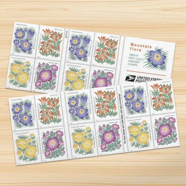 2022 USPS Mountain Flora First-Class Forever Stamps