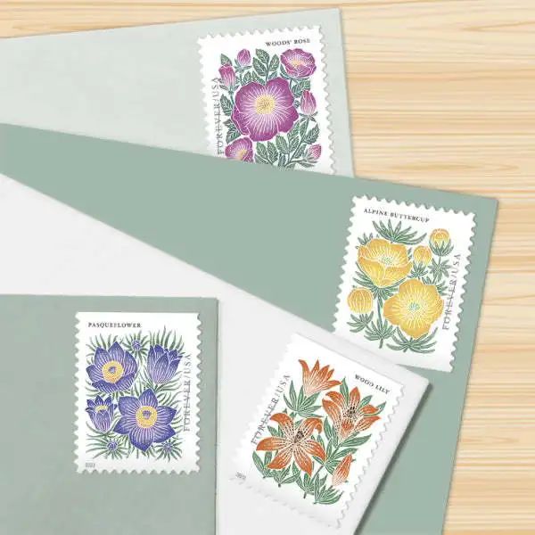 2022 USPS Mountain Flora First-Class Forever Stamps