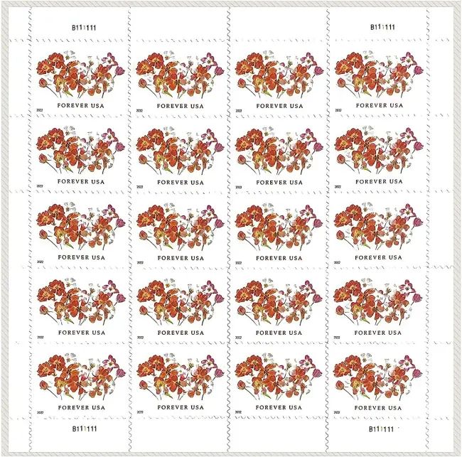 2022 USPS Tulips Forever First Class Postage Stamps