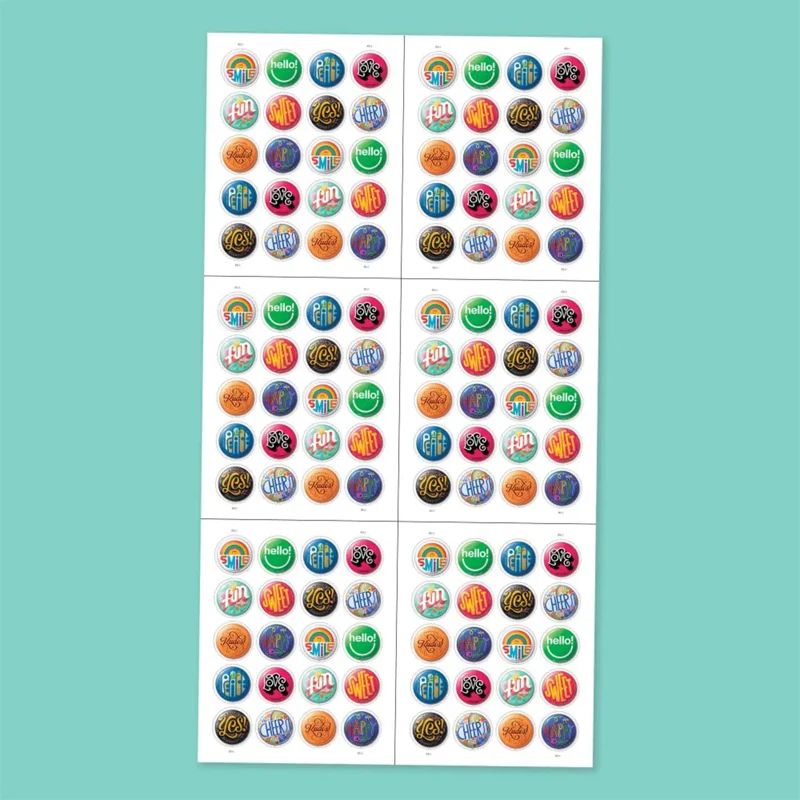 2024 Pinback Buttons Forever Stamp 