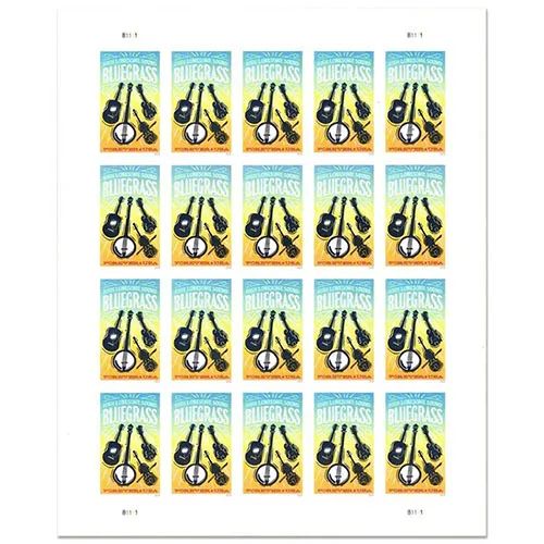 2024 USPS Bluegrass Guitar Forever Stamps