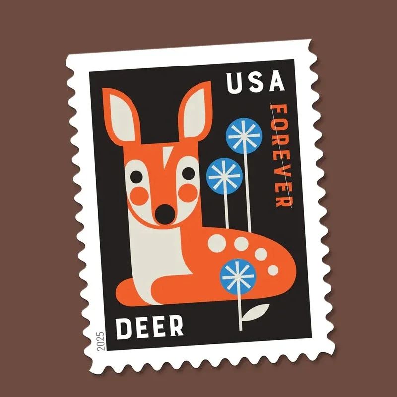 2025 Baby Wild Animals Stamps Booklet of 20