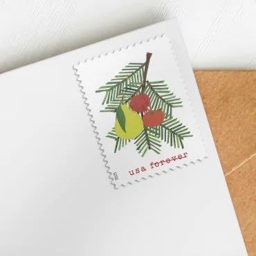 2025 Holiday Cheer Stamps, Book of 20Forever 78¢|