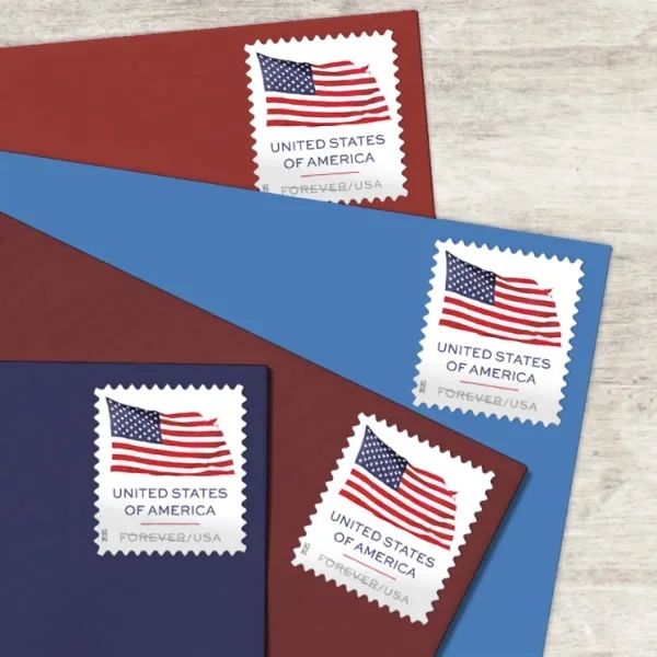 2025 US Flags Rolls Forever First Class Postage Stamps