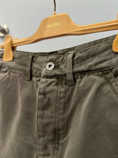 MIU Straight Leg Work Pants