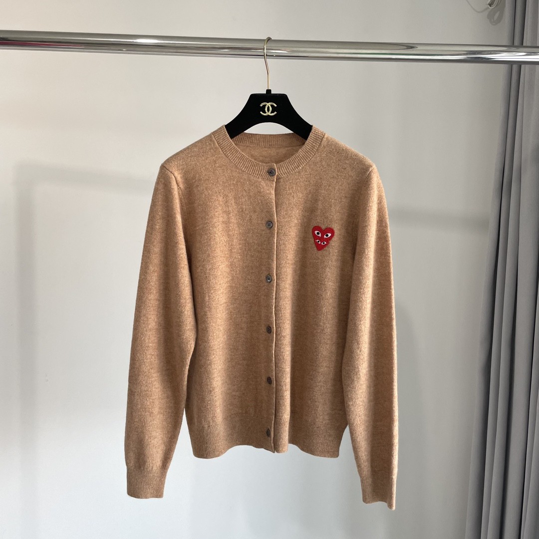 Camel Long Sleeve Cardigan