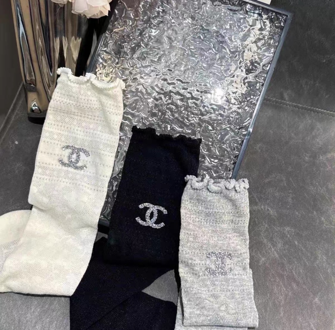 CC Logo Lace Socks