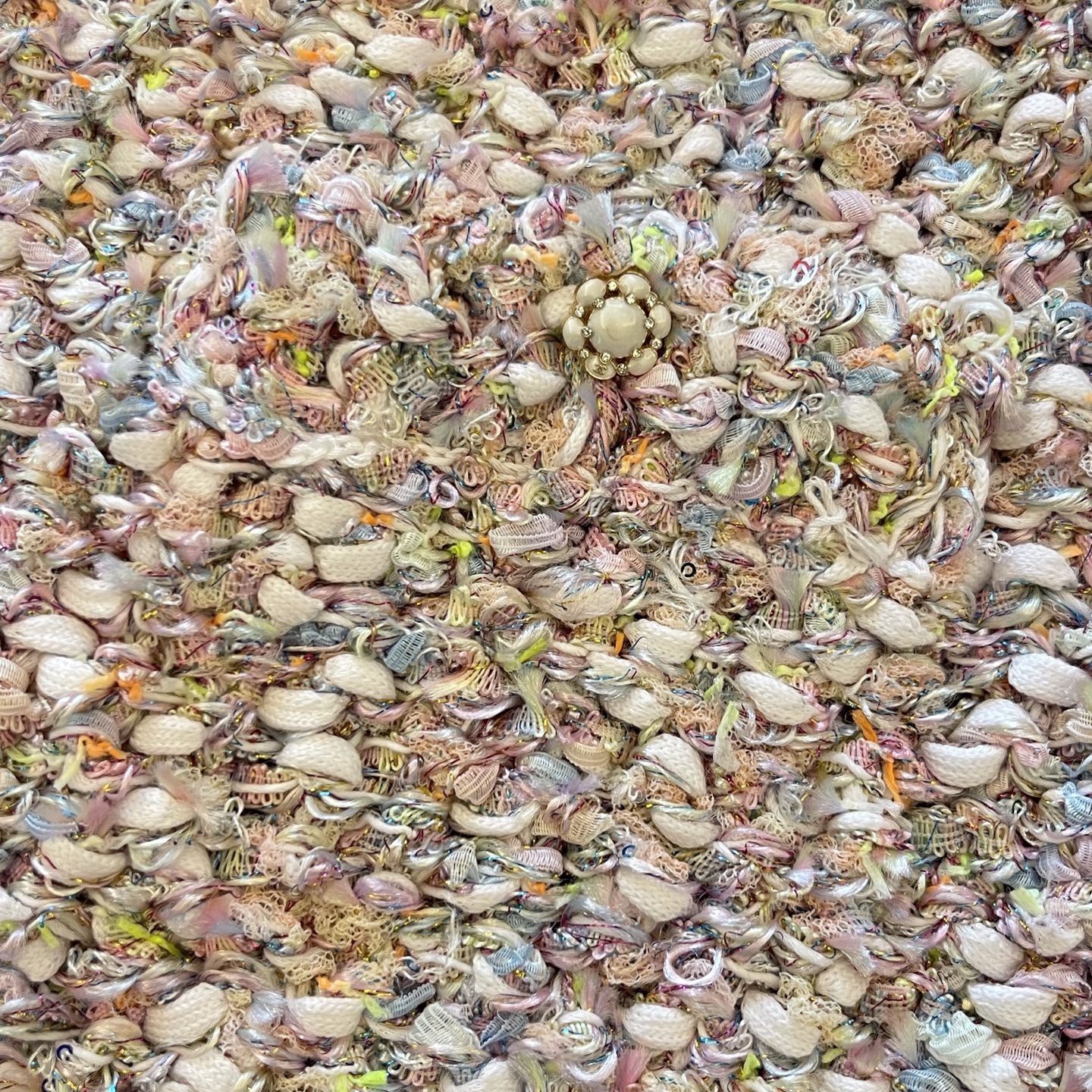 CC 25SS Half skirt woven with rhinestones