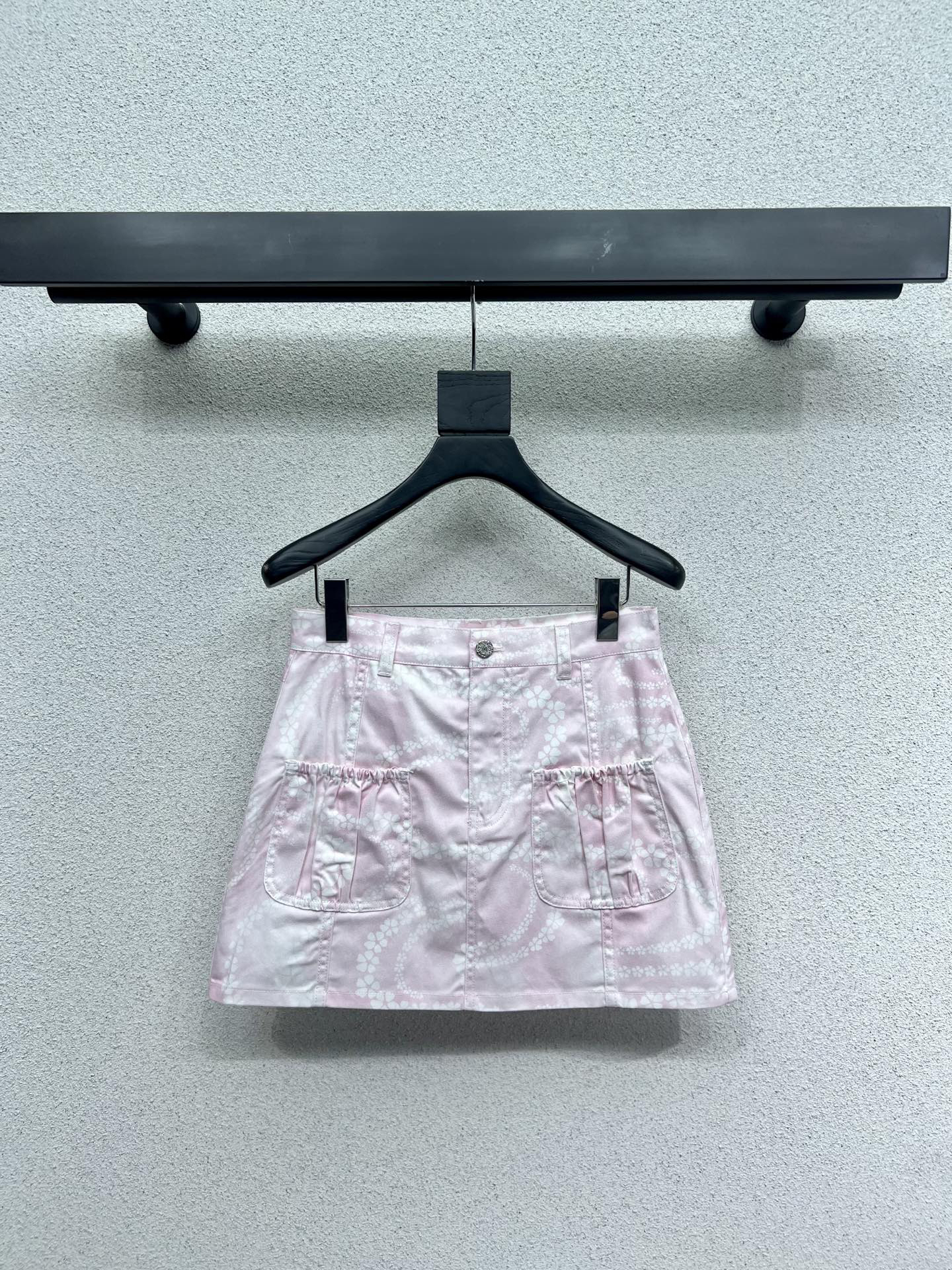 CHANE25SS Denim Half Skirt