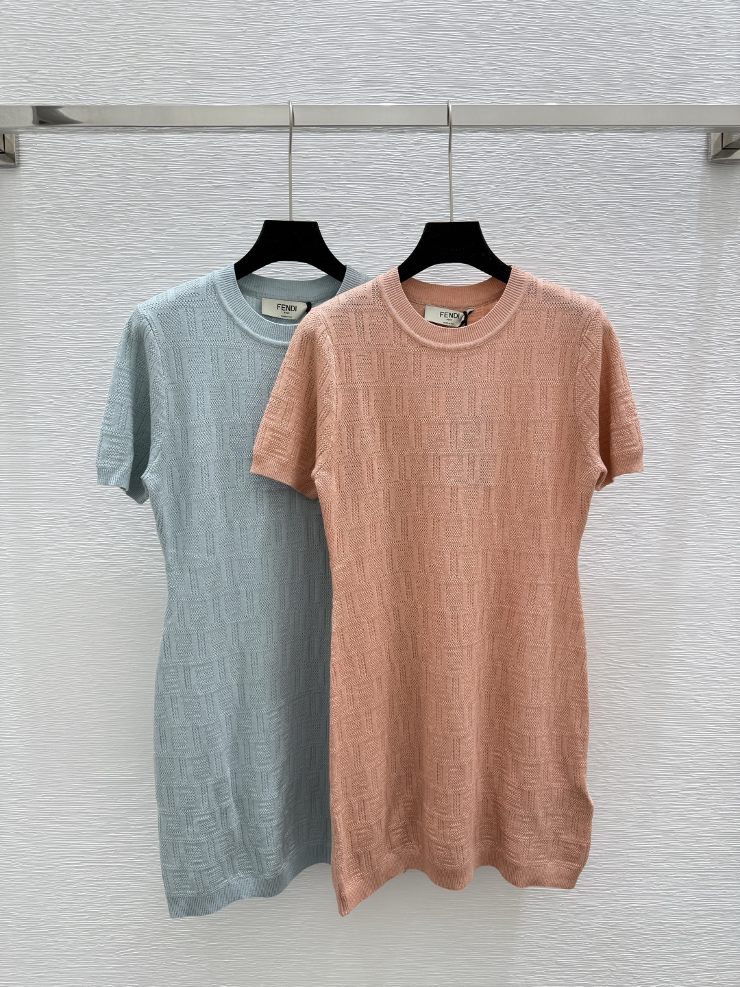 FEN25SS Knit Crew Neck Maxi Dress